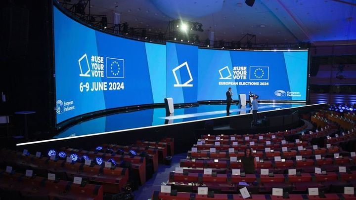 Vista este sábado del hemiciclo del Parlamento Europeo en Bruselas / EFE