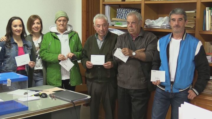 Villarroya vota en 33 segundos / Telemadrid