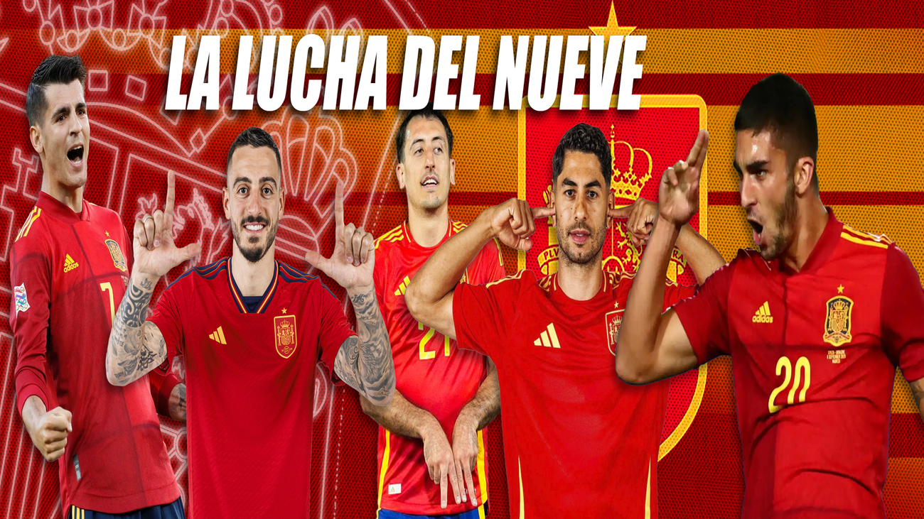 Cuatro delanteros quieren el '9' de España, pero Morata va por delante