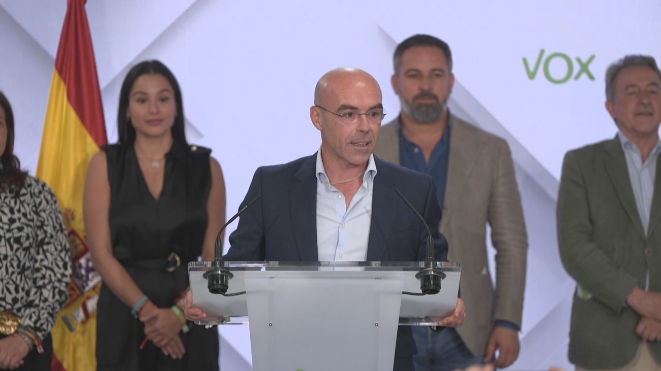 Buxadé (Vox):  "Vamos a ser más y nos van a oir con mas fuerza en Bruselas"