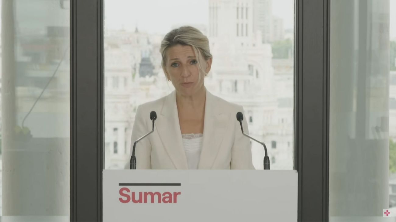 Yolanda Díaz deja la dirección de Sumar: "La ciudadanía ha hablado y yo me hago cargo"