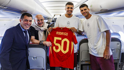 Rodri, 50 partidos con España: "Me quedo con el momento de mi debut"