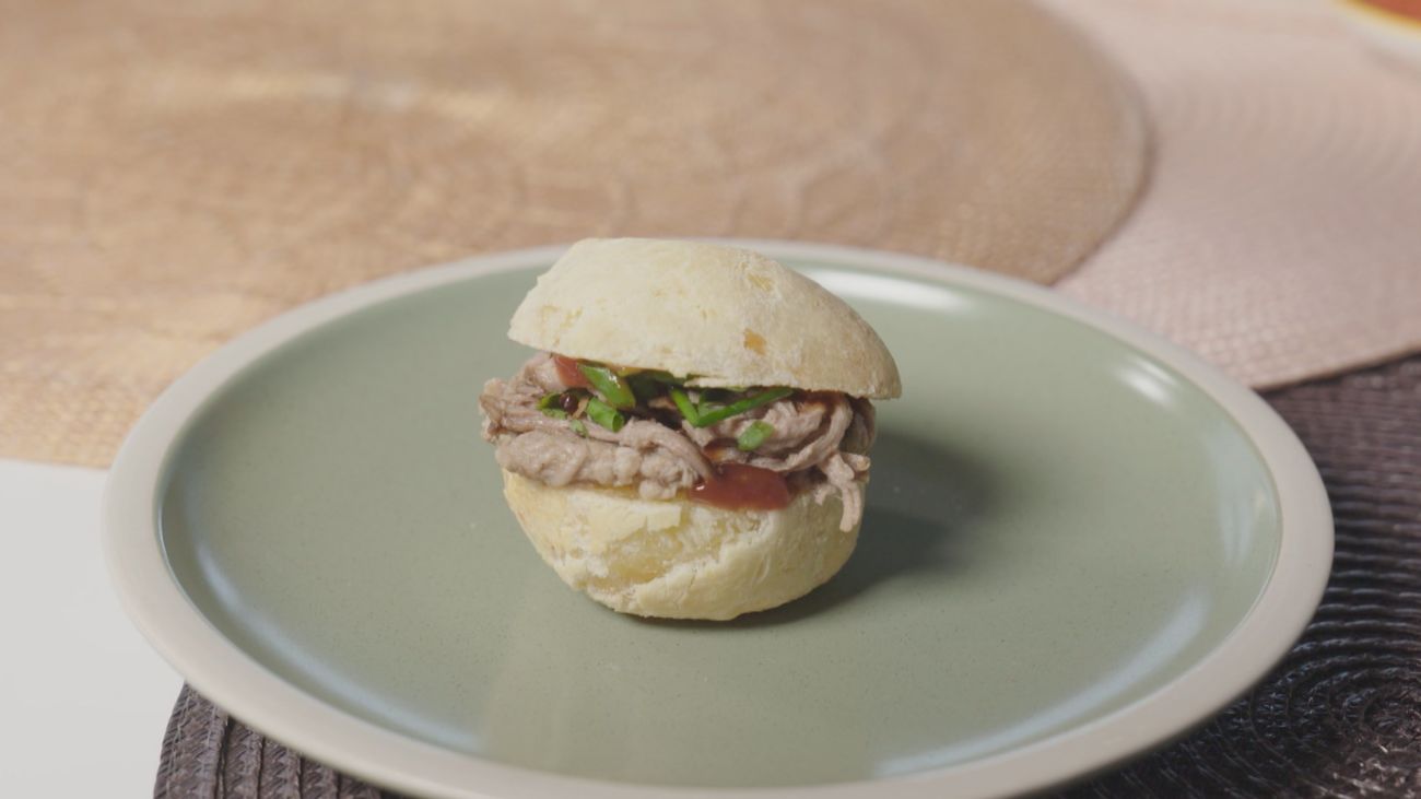 Sabor a Madrid: Pan de Queso relleno de pulled pork en Majadahonda