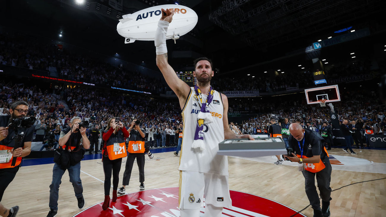 Rudy Fernández tras despedirse del WiZink Center: "Ha sido una noche mágica"