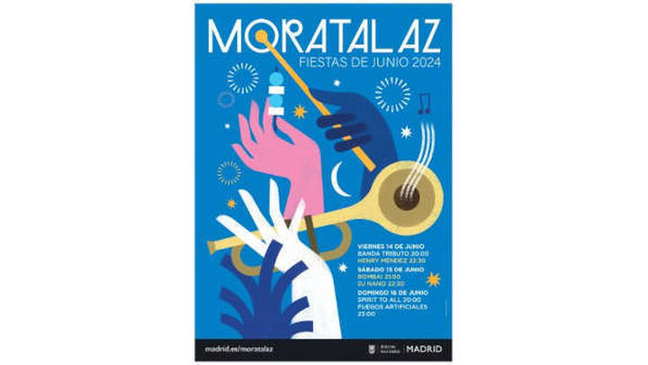 Cartel fiestas de Moratalaz 2024 / Ayuntamiento de Madrid