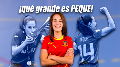 Patricia González, 'Peque', y su mejor gol, ser proclamada mejor jugadora del fútbol sala
