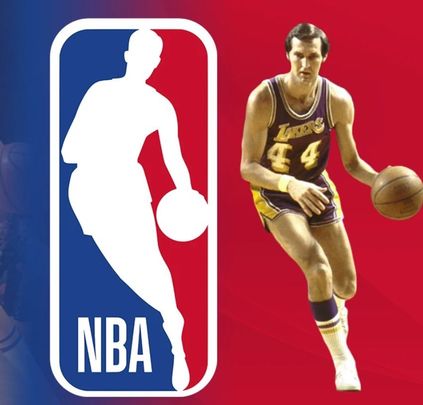 Jerry West y el logo de la NBA / NBA