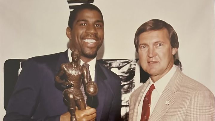 Magic Johnson y Jerry West / NBA