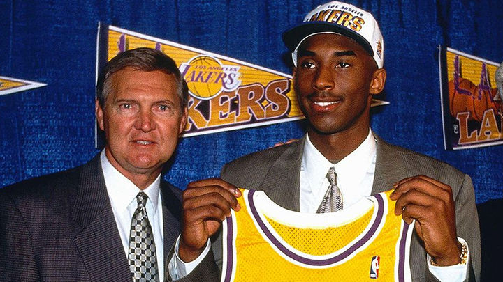 Jerry West y Kobe Bryant / ANGELES LAKERS