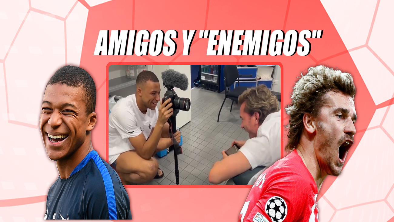 Mbappé y Griezmann, amigos en Francia y 'enemigos' tras la Eurocopa