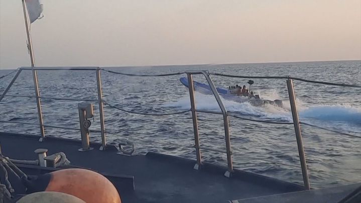 Persecución de una narcolancha en Isla Cristina / Telemadrid