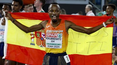 Thierry Ndikumwenayo se cuelga el bronce en los 10.000 metros