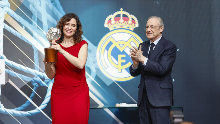 Ayuso y Florentino Pérez / EFE