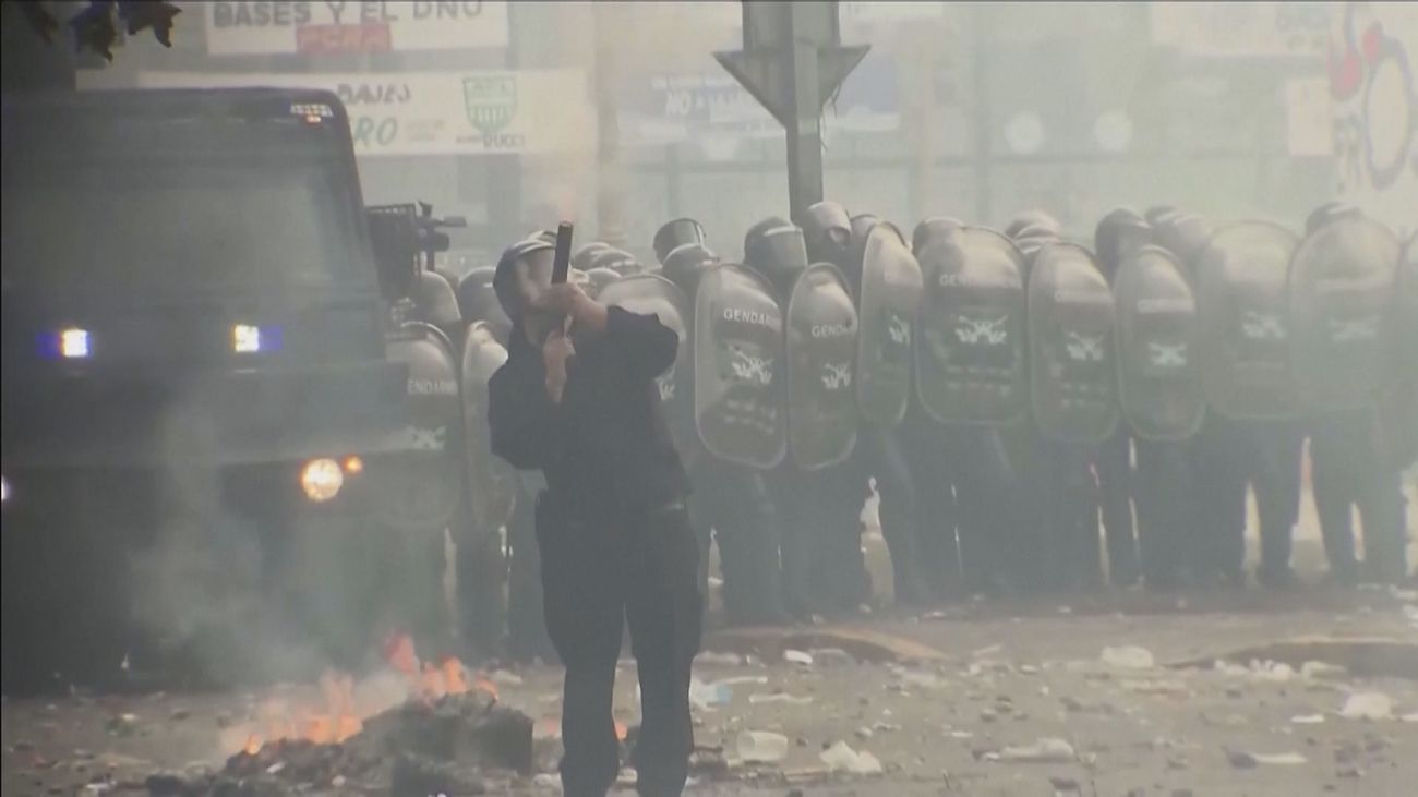 Protestas en Argentina contra las reformas económicas de Milei
