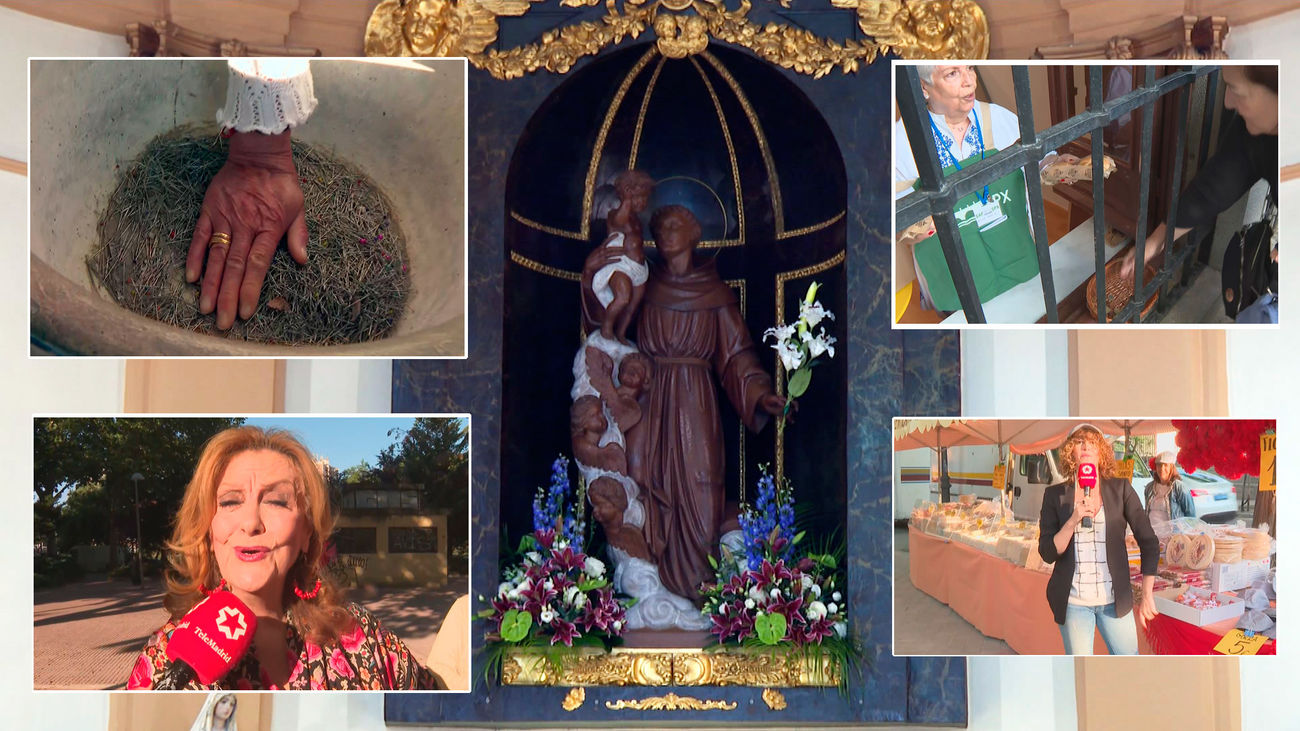 Misa, alfileres, pan y verbena... día de tradiciones en San Antonio de la Florida