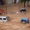 El temporal de lluvia sigue causando estragos: coches flotando en Murcia y un descarrilamiento en Albacete