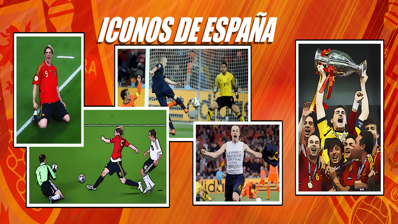 Los iconos de la Selección española a lo largo de su historia
