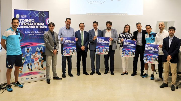 Ptresentación del Torneo Internacional de Fútbol Sala de Alcalá de Henares / AYUNTAMIENTO DE ALCALÁ DE HENARES