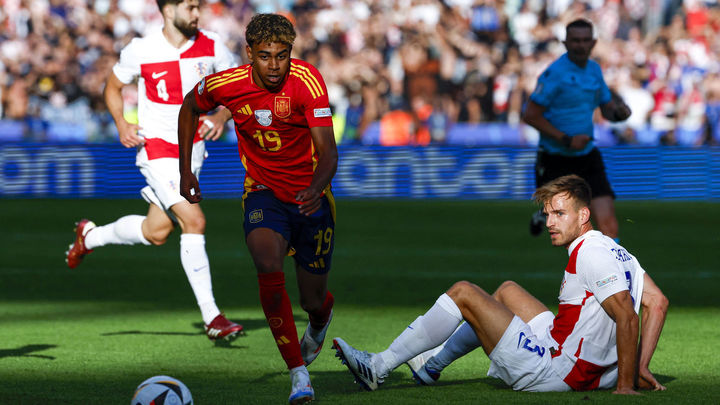 Lamine Yamal ante Croacia / EFE