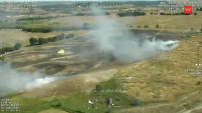 Controlado un incendio de pasto y matorral en Rivas junto a la A-3