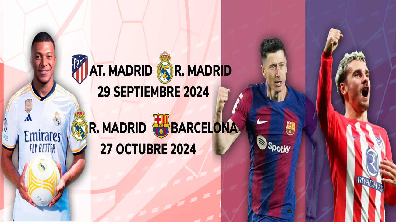 El Real Madrid comenzará la defensa del título en Mallorca, el Atlético en Villarreal