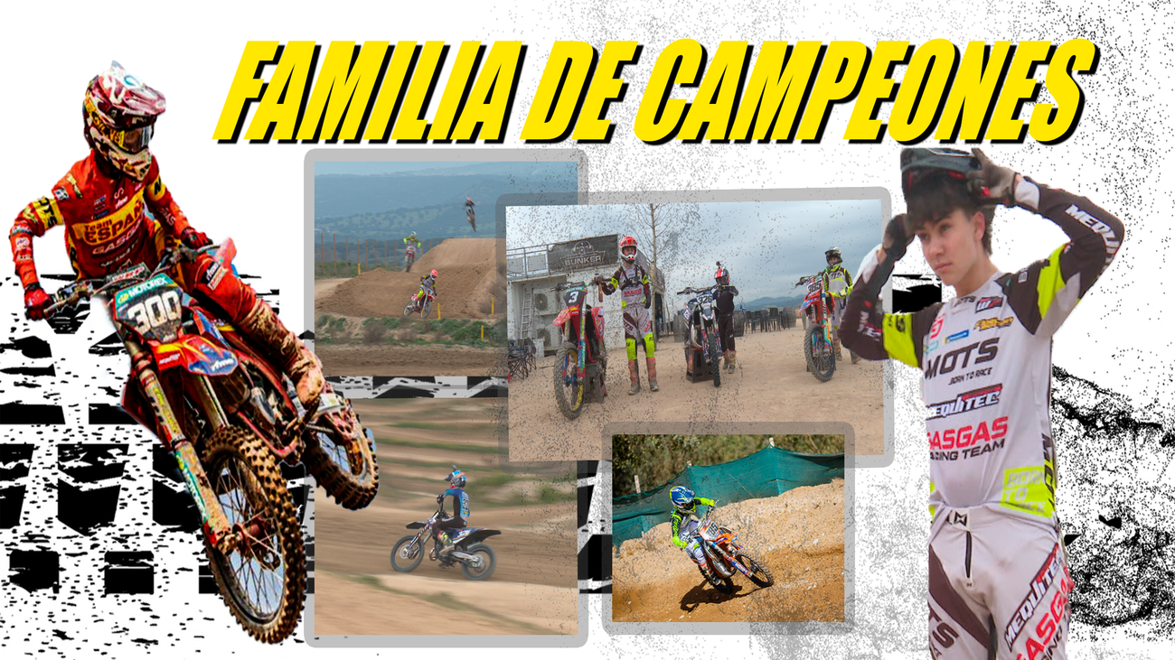 Los hermanos Salvador, una familia de campeones de motocross