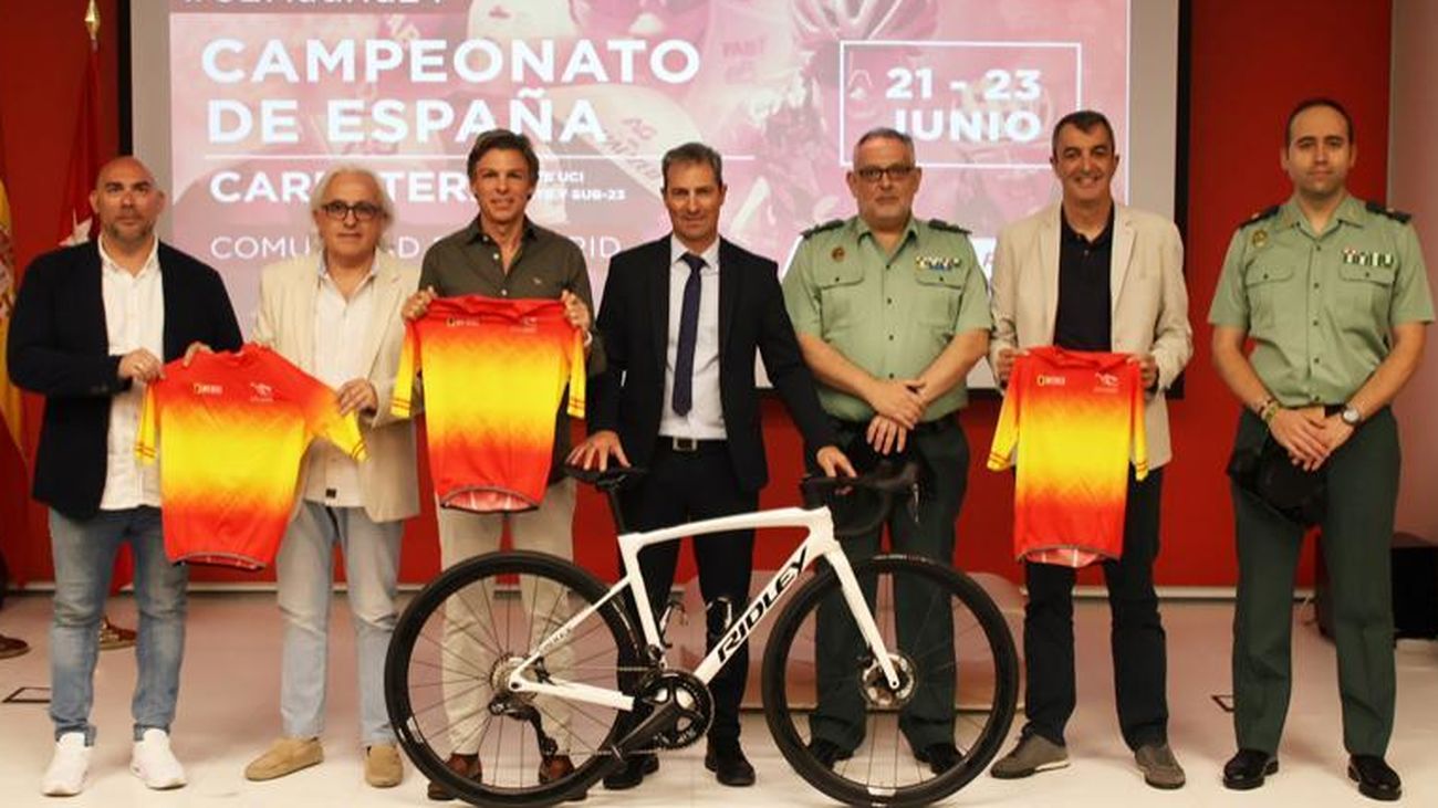 Presentación de los Campeonatos de España de ciclismo
