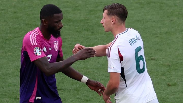 Rudiger ante Hungría / EFE