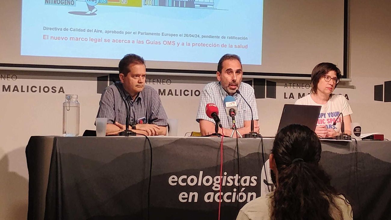 Presentación del Informe de Calidad del Aire realizado por Ecologistas en Acción
