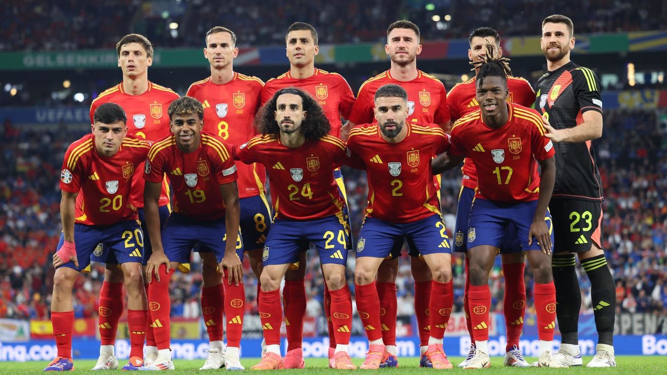 Equipo titular ante Italia