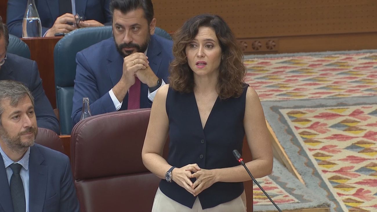 Ayuso resume el curso político en "cinco bulos" de la oposición: del bono social de García al pato de la mascletà