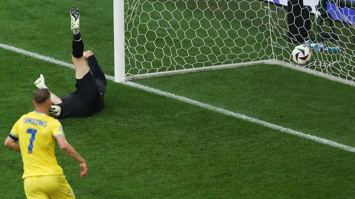 Gol de Ucrania / EFE