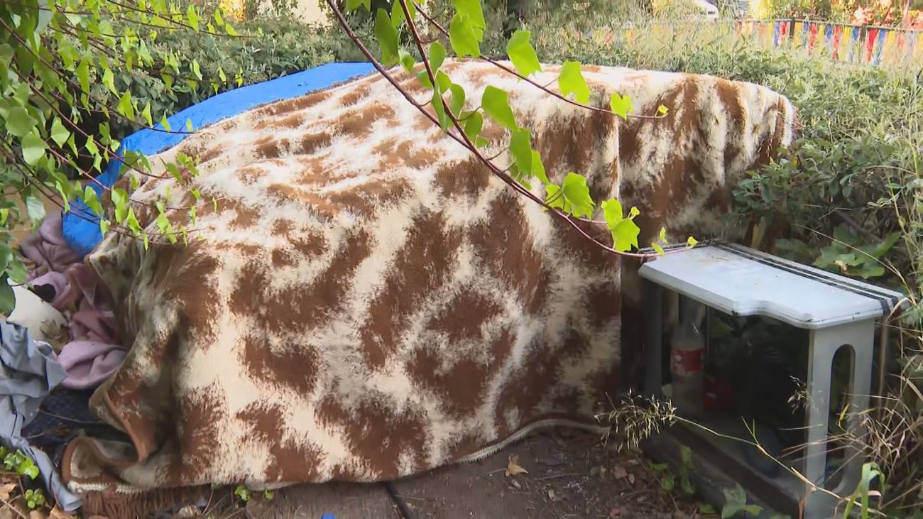 Un poblado chabolista 'expulsa' a los niños de un parque infantil en Ciudad Lineal
