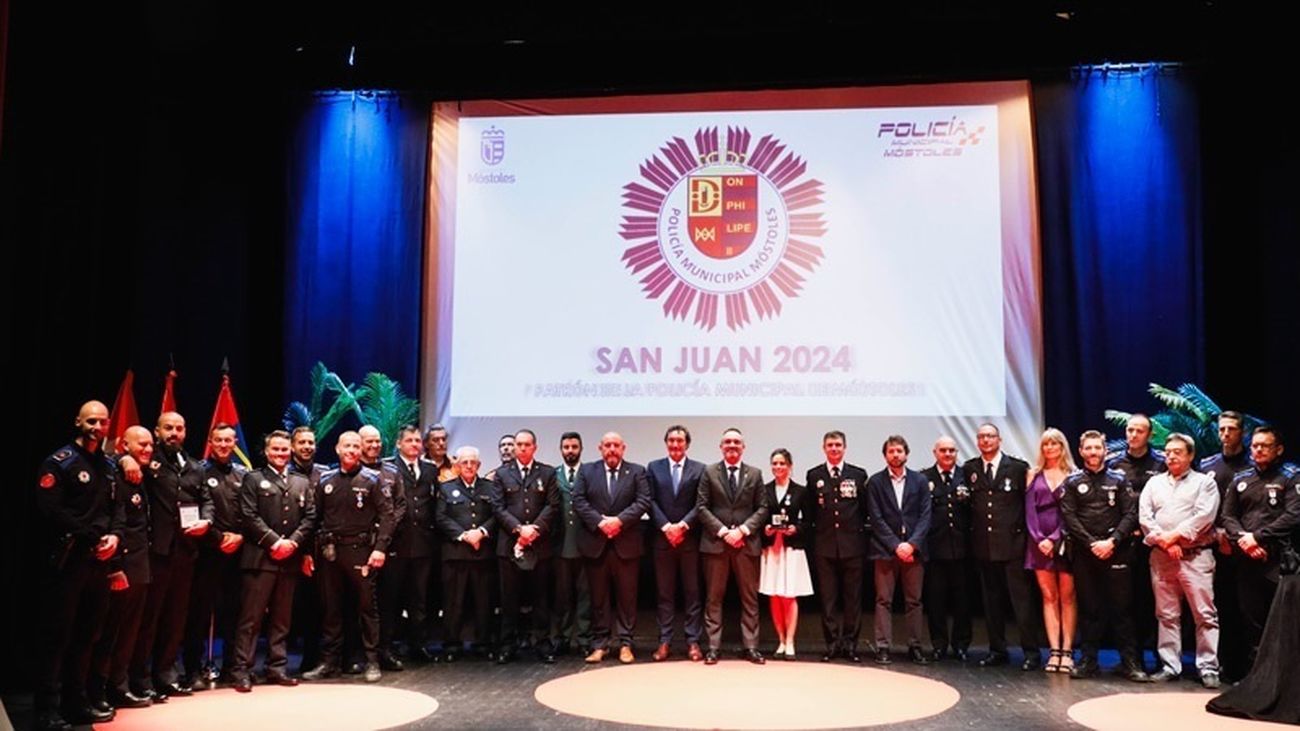 Acto institucional de la Policía Municipal de Móstoles