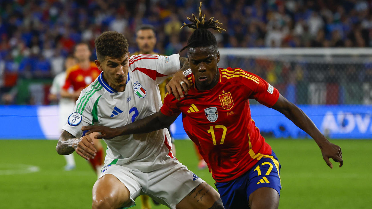 Nico Williams ante Italia