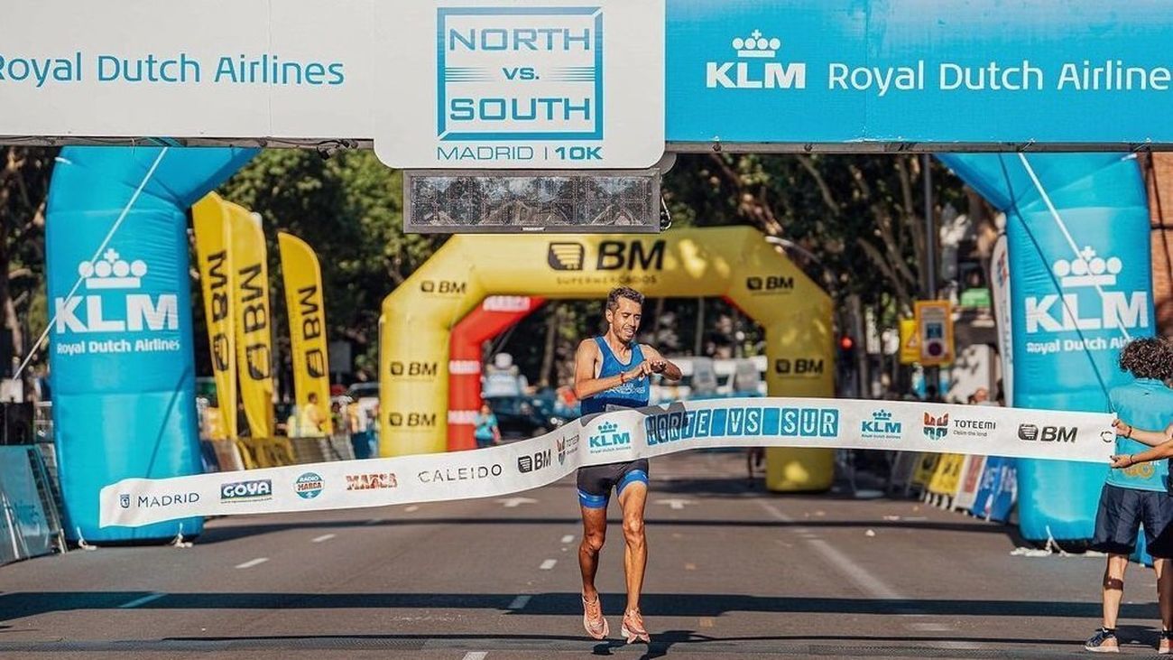 Nicolás Cuestas, ganador de la carrera Norte contra Sur 2023