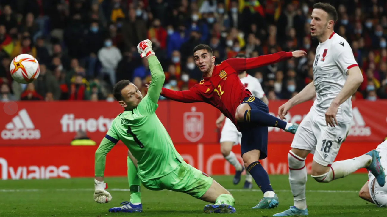 Once datos del Albania-España