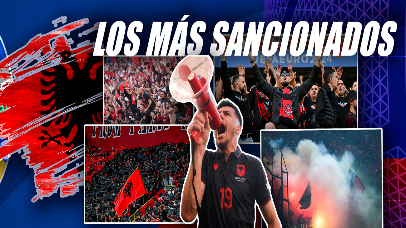 La afición albanesa, la más conflictiva de la Eurocopa