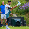 Djokovic entrena en Wimbledon ¡18 días después de operarse de la rodilla!