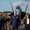 El Rey, testigo de excepción de cómo los F-18 españoles en Lituania disuaden a Rusia en el Báltico