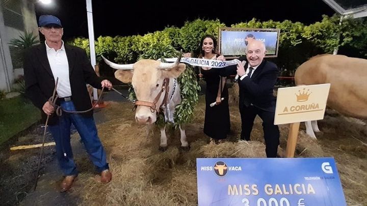 La representante de A Coruña es coronada el 'Miss Vaca 2023 / EUROPA PRESS
