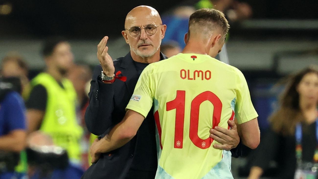 Luis de la Fuente y Dani Olmo