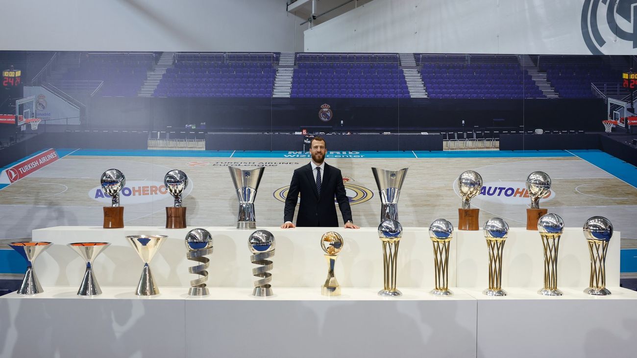 Emotivo homenaje y despedida del Real Madrid a Sergio Rodríguez