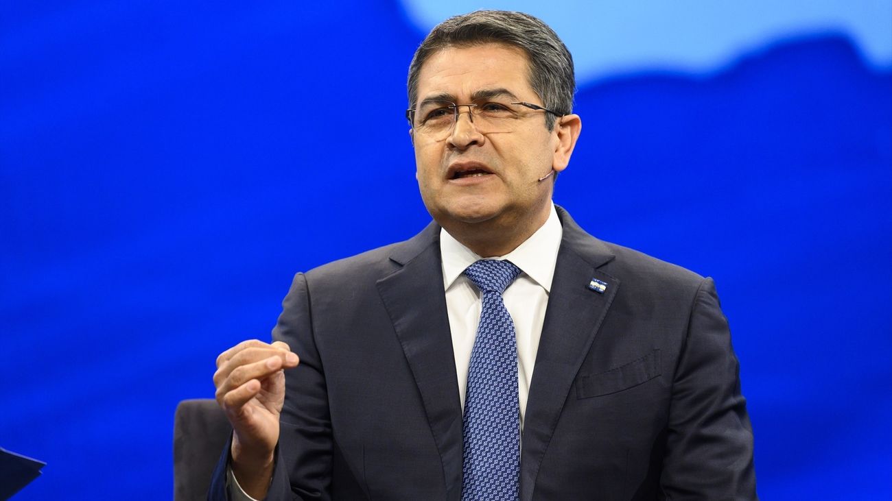 El expresidente hondureño Juan Orlando Hernández