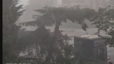 Los bomberos relizaron 90 intervenciones en Madrid por la tormenta