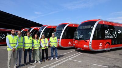 Fuenlabrada adquiere siete autobuses eléctricos que ahorrarán casi 200.000 litros de combustible al año