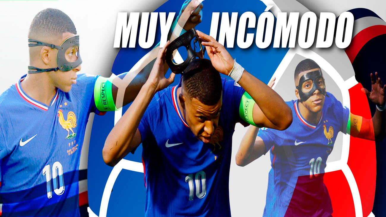 Mbappé está harto de jugar con máscara