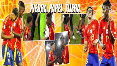 Nico Williams y Lamine Yamal bailan; España sonríe