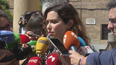 Ayuso sobre el respaldo de Sánchez al fiscal general: "Es una montaña gigantesca de fango"