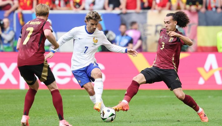 Griezmann ante Bélgica / EFE